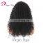 Beautiful hair style virgin Brazilian curly hair remy hair wigs