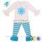 2019 Spring Baby Long Sleeve Shirt Green White Strip Pant Kid Boutique Persnickety Remake Easter Clothes Wholesale Smocked Cloth