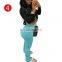 over 15colors New Arrival Women Plus Size Yoga Sweat Pants Trousers Pleated Stacked Pants Trousers Leggings