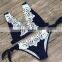 Women Swimming Suit Female Lace Solid Swimsuit Bikini Push Up Bikini Set Swimsuits Biquini Bodysuits Bather Suit Swimwear