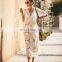 Luxury Long Sea Beach Wrap Dress Elegant Bathing Suit Cover Up White Lace Tunic Beach Sarong Plage Robe Kaftan Women Tunika