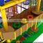 High Quality Children Ropes Courses Adventure Popular adventure outdoor wooden climbing frame for sale