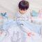 2020 summer 3D massage minky dot and 100% cotton fabric baby summer blanket