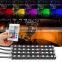 4pcs LED Multicolor Car Interior Atmosphere Lighting car led strip lights