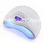 SUN5 plus New Item 54w White Uv Nail Lamp Uv Gel Nail Curing Lamp Light Dryer Led Nail Lamp machine