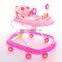 Cheap Price PU Wheel Baby Walker new model/hot selling walker for baby learning walking/music and lights baby walker