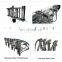 4F6-600 4 nozzles pneumatic piston filling machine/essential oil bottle filling machine volumetric piston filler for wholesales