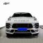 big tur-b front bumper for porsche macan with cool TH style body kit front diffuser lip