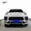 big tur-b front bumper for porsche macan with cool TH style body kit front diffuser lip