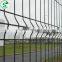 8ft high Pvc Sale home garden V folds welded mesh fence 3D bending fence