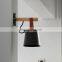 Wooden wall light led bedroom bedside decoration lighting Nordic design E27 wall lamps