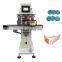 Tampon silicone pad flat plane tagless 4 colors manual small pad printing machine for sale