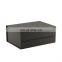 Wholesale rigid cardboard luxury product packaging magnetic grey color gift present box