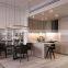 Modern DesignShaker Style Kitchen Cabinet Painting Lacquer Melamine Finish Kitchen Cabinets