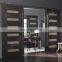 MODERN DESIGN mahogany wood teak wood entry door front door wood screen door with glass design