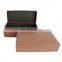 customised empty brown color leather gift jewelry boxes with paper packaging box 32.5x20x8.5cm