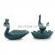 wholesale ceramic peacock design luxury decorative small tray home decor items