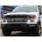 Raptor Style Painted Gray Front Bumper Mess Grille With LED For 2021 Ford F150