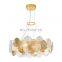 Luxury Glass Art Chandelier Modern Villa Living Room Creative Maple Leaf Glass Bedroom Dining Indoor Pendant Light