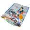 custom printed crispy snack food aluminum foil holographic packaging stand up zipper bag