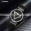 SINOBI Masculinity Multi-funtion Wristwatch Iron Triangle Dial Design Quartz Watch Wristwatches men watch luxury S9830G-D