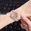 New Retro Diamonds Thin Strap Business Women's Watch Simple Business Style Quartz Watch in Stock Wholesale Custom Logo Watch