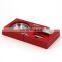 red lacquered promotion ashtray wholesale custom made wooden cigar ashtray