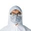 Hot Sale Disposable Non-woven Coverall Waterproof And Dustproof Protective Clothing Wholesale White