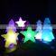 Christmas lights outside /Rechargeable 16 Colors PE Plastic Christmas Star Grow Holiday Lighting LED for Decoration