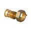 Water Meter Coupling Brass material Different Size Pipe Fittings