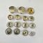 Brass material enamel color press snap buttons 405#15mm for clothes