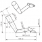 IEC60335-2-107 Figure 109 Foot Probe  for Kneeling Child Verification Lawnmowers Object Hazard Test