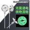 Fluorescent stainless steel bimetal thermometer, industrial thermometer pointer type stainless steel axial bimetal thermometer