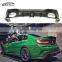 G20 M Tech Carbon Fiber CMS Style Rear Diffuser With Light Rear Bumper Lip Rear Separator For BMW 3 Series G20