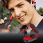 OEM logo Bluetooth 5.3 Bone conduction earphone Ear clip earbuds with storage without ows Sports wireless earphones