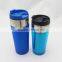 Plastic Outside Stainless Steel Inside Tumbler Mugs With Paper Insert