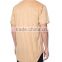 Wholesale Mens Elongated Long Plain Suede t-shirts