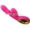usb charger G spot clitoral dual vibrator sex rabbit vibrator massager
