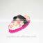 flower pattern horse body brush with non-slip strap for cleaning