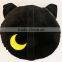 Plush Black Cat Emoji Pillow Cushion, Emoji Pillow Cushions , Emoji Cushions