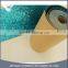 Teal blue chunky self-Stick glitter fabric border