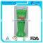 Custom Party suppluy cup with straw/Lumo Tumbler 500ml Blow Moulded Wrap Around Straw Dayglo Green