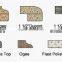 Golden Vein Wood Chinese Marble Countertops & Vanity tops