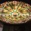Cathedral Safety Digital Printed Glass price for stained glass interior ceiling domes Laminated Glass Skylight