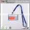 Clear soft badge holder employee hard plastic id card holder