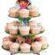 Christmas style cardboard cupcake display stand