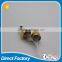 16mm gold or silver aluminum crimp pump , transparent plastic actuator