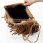 2016 Fashion latest ladies pu tassel handbags for girls