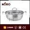 stainless hot pot equipment with double bottom