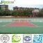 SPU flooring material constructed by roller brush